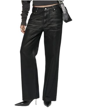 MISBHV Austin Coated Five-Pockets Straight-Leg Jeans - Black