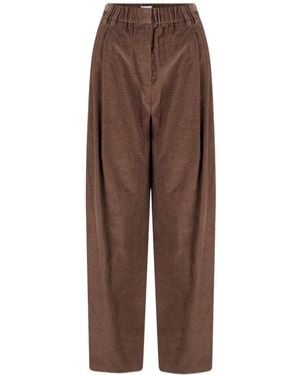 Brunello Cucinelli Casual Pants With Belt Loops - Brown