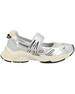 Ash Touch-Strap Mesh-Panel Slip-Ons - White