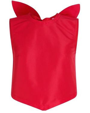 Patou Annoded Sleeveless Top - Red