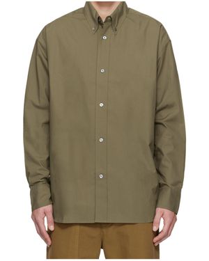 Studio Nicholson Jude Cotton Shirt - Green