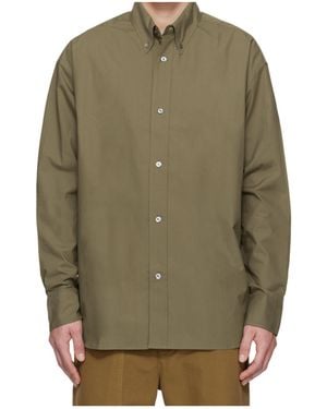 Studio Nicholson Jude Cotton Shirt - Green