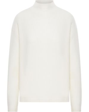 Max Mara Long-Sleeved Sweater - White