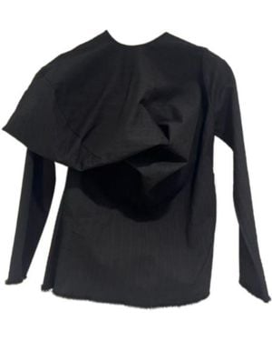 Uma Wang Asymmetric Blouse - Black