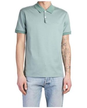 Lanvin Logo Embroidered Polo Shirt - Blue