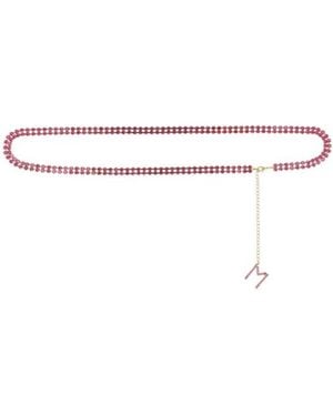 Magda Butrym Delicate Thin Belt - White