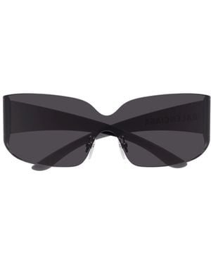 Balenciaga Eyewear Shield Frame Sunglasses - Multicolour