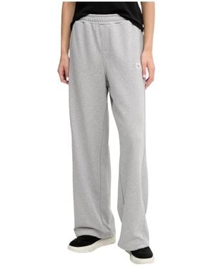 Calvin Klein Elastic Waist Sports Pants - Gray