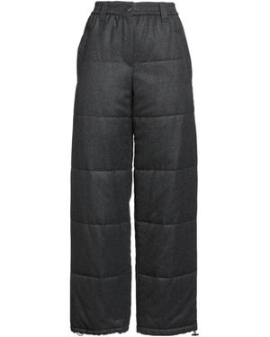 Brunello Cucinelli Solid Color Casual Pants - Gray