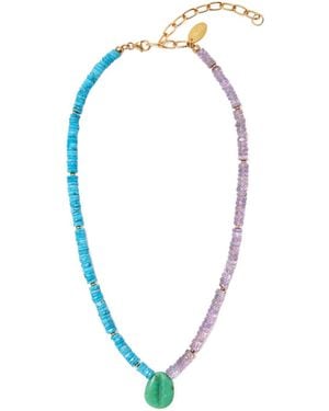 Lizzie Fortunato Beaded Necklace - Blue