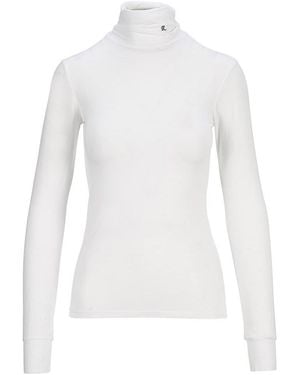 Raf Simons Turtleneck Long Sleeve Top - White
