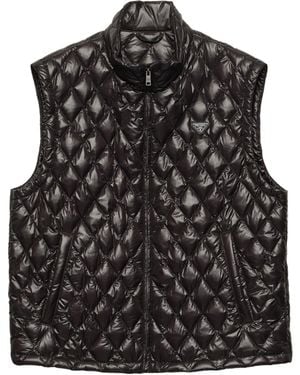 Prada Sleeveless Cotton Vest - Black