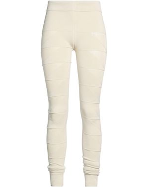 Rick Owens Plain Colour Leggings - Natural