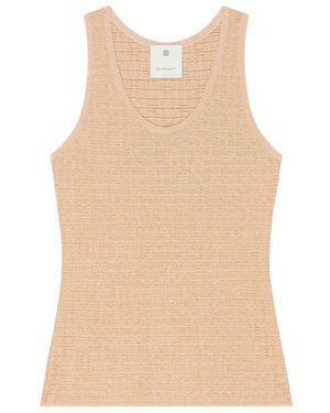 Givenchy 4G Mini Jacquard Tank Top - Natural