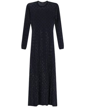 Gucci Long-Sleeved Dress - Blue