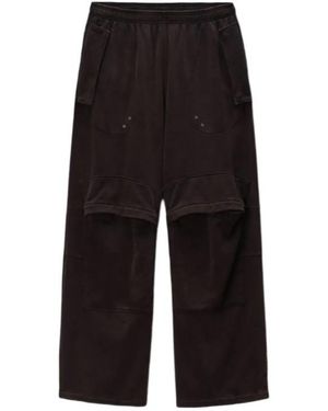 Alexander Wang Articulated Mid-Rise Cargo Joggers - Black