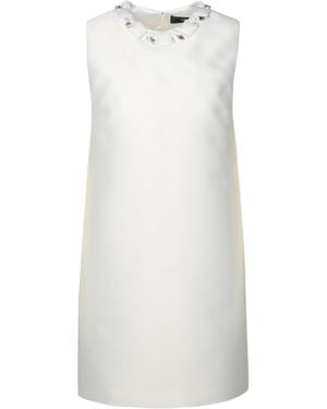 Versace Sleeveless Midi Dress - White