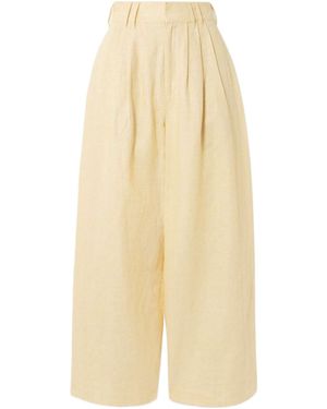 Posse Casual Pants With Belt Loops - Natural