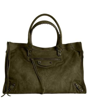 Balenciaga Large Le City Tote Bag - Green