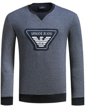 Armani Jeans Logo Detail T-Shirt - Blue