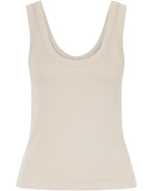 Brunello Cucinelli Crew Neck Vest - Natural