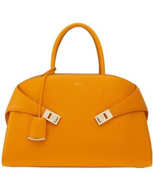 Ferragamo Hug Handbag (L) - Orange