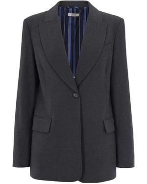 Liu Jo Long-Sleeved Suit Jacket - Blue