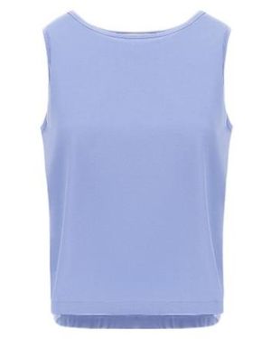Herno Crewneck Sleeveless Top - Blue