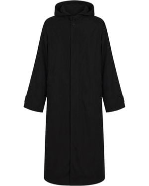 Balenciaga Full-Length Jackets - Black