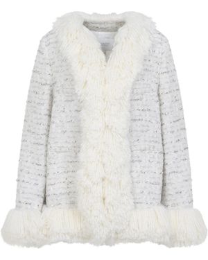 Giambattista Valli Fur-Trim Coat - White