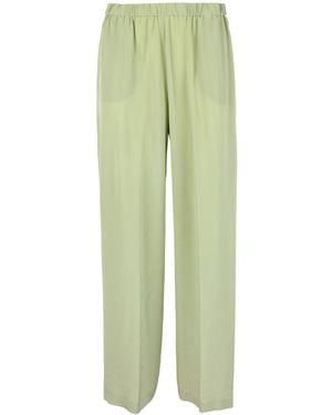 Aspesi Elastic Waist Casual Trousers - Green
