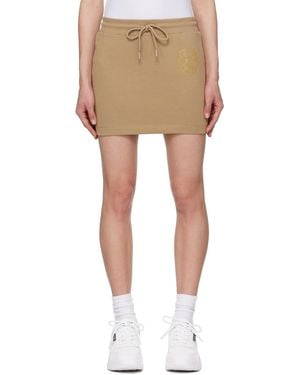 Versace Jeans Couture V-Emblem Logo Skirt - Brown