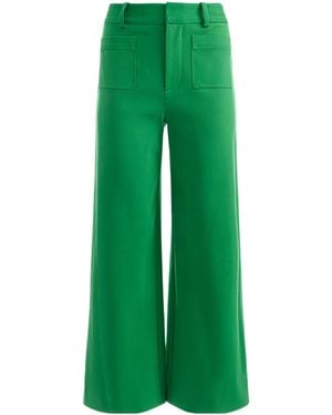 Alice + Olivia Casual Trousers With Patch Pockets - Green