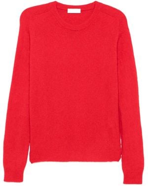 Roberto Collina Crew Neck Long-Sleeved Sweater - Red