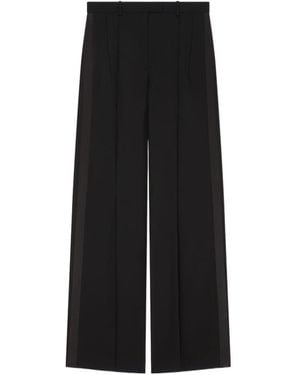 Givenchy Double Pleat Tuxedo Pants - Black