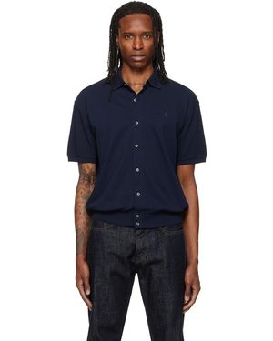 Polo Ralph Lauren Logo-Embroidered Button-Down Shirt - Blue
