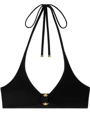 Celine Triomphe Triangle Top - Black