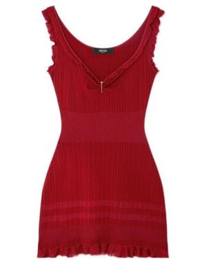 Versace Short Dresses - Red