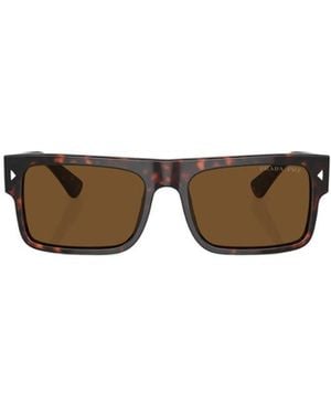 Prada Eyewear Rectangular Frame Sunglasses - Multicolour