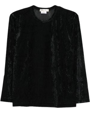 Comme des Garçons Comme Des Garçons Crewneck Long-Sleeved T-Shirt - Black
