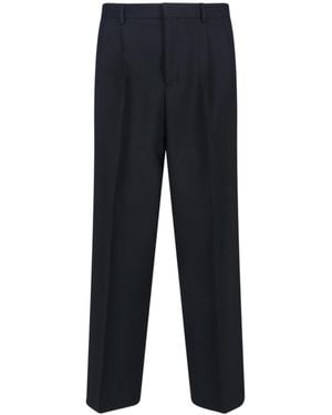 sunflower Straight-Leg Tailored Pants - Blue
