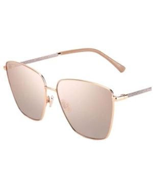 Jimmy Choo Full Frame Sunglasses - White