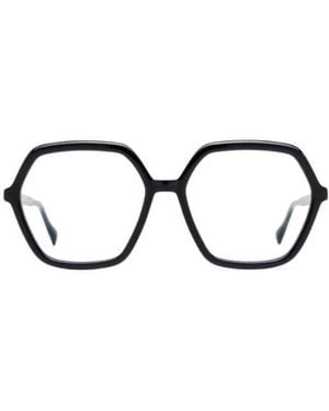 Mykita Neela Hexagonal Frame Glasses - White