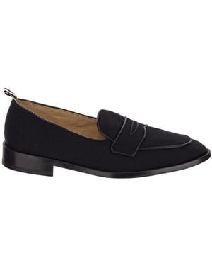 Thom Browne Pointed-Toe Slip-On Loafers - Blue