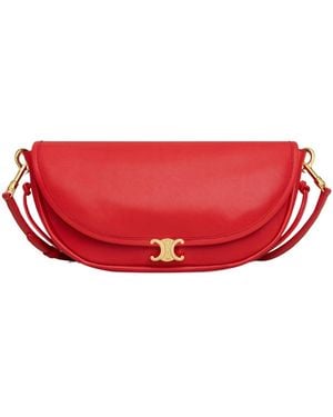 Celine Little Halfmoon Soft Triomphe - Red