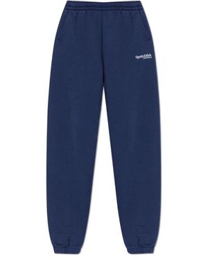 Sporty & Rich Logo Track Trousers - Blue