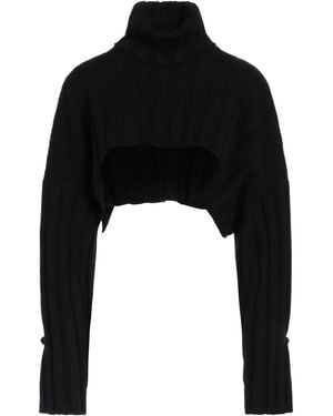 Dolce & Gabbana Cashmere Turtleneck Sweater - Black