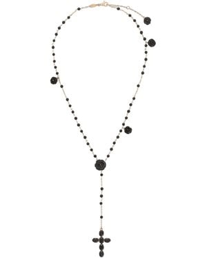 Dolce & Gabbana 18Kt Sapphire Tradition Rosary Necklace - White