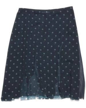 Acne Studios Mesh Layered Skirt - Blue