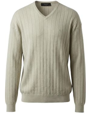 Gucci Ribbed Silk Cotton Sweater - Green